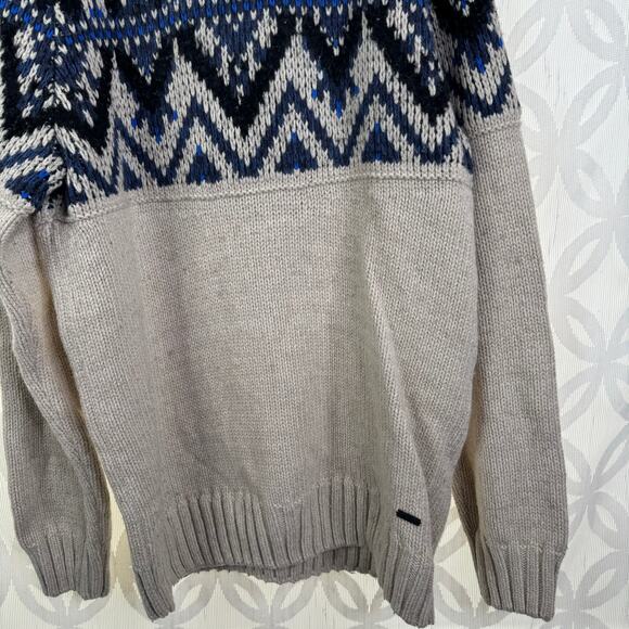 Hugo Boss Akaoki Wool Mohair Ski Lodge Mens Thick Sweater Size XL - Picture 8 of 16